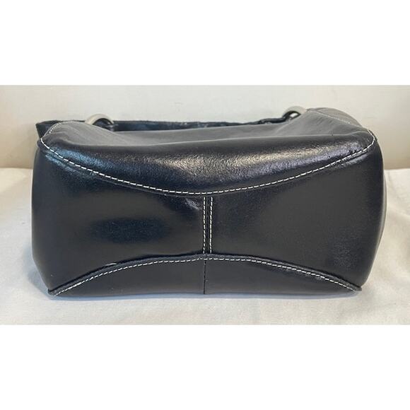 Vintage Wilson’s Leather Black Shoulder Bag Magnetic Closure - Picture 5 of 9